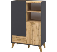 Шкаф комбинированный Сканди МН-036-07(графит)