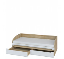 Односпальная кровать с 2-мя ящиками Леонардо МН-026-12 Односпальная кровать с 2-мя ящиками Леонардо МН-026-12