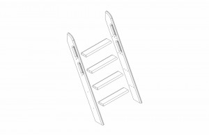 Пакет №8 Наклонная лестница для кровати Соня