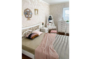 Двуспальная кровать Лиана MUR-114-01 (коса патина)